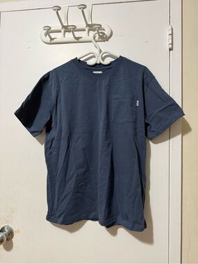 Classic Crew Neck Pocket Tee - Navy